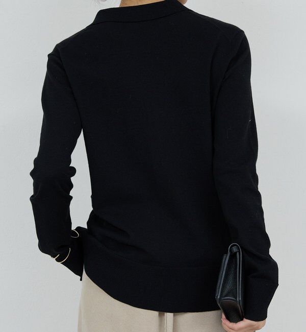  「総針ポロカーデ」|ニット・セーター|