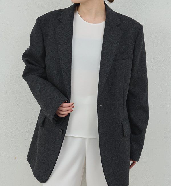  「【PEAS】ドレスジャコート」|その他|チャコールグレー
