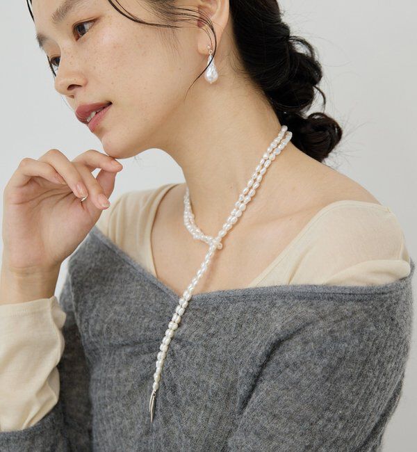  「【25th記念アイテム】【2.718】パールラリエッタネックレス」|リング|