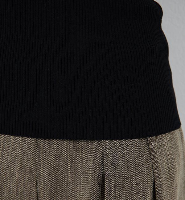  「スクエアヘンリーネックニット」|ニット・セーター|