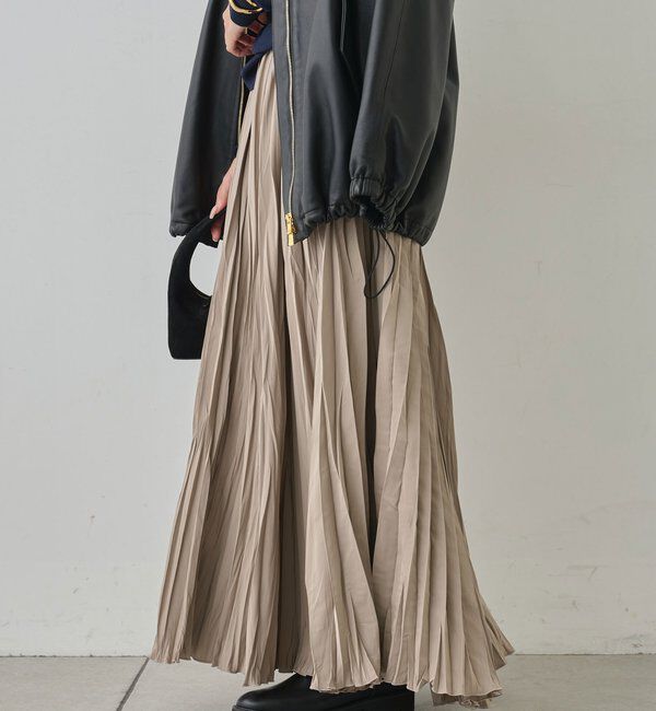  「タフタプリーツスカート」|スカート|