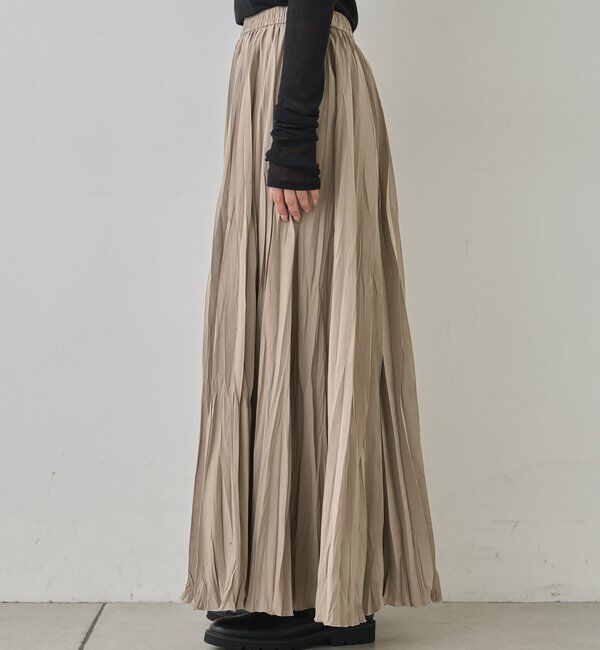  「タフタプリーツスカート」|スカート|