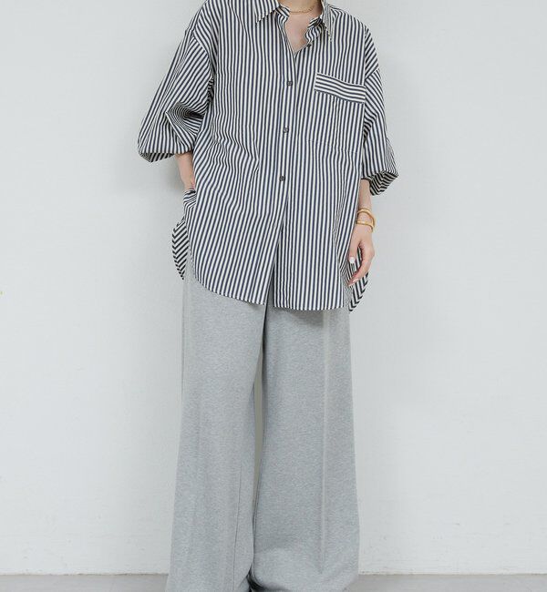  「【HERITANOVUM】 テリータックワイドパンツ」|チノ|