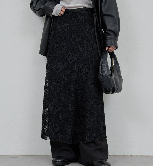  「モールレースラップスカート」|スカート|