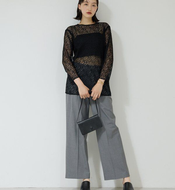  「【25th記念アイテム】レースロングプルオーバー」|シャツ・ブラウス|