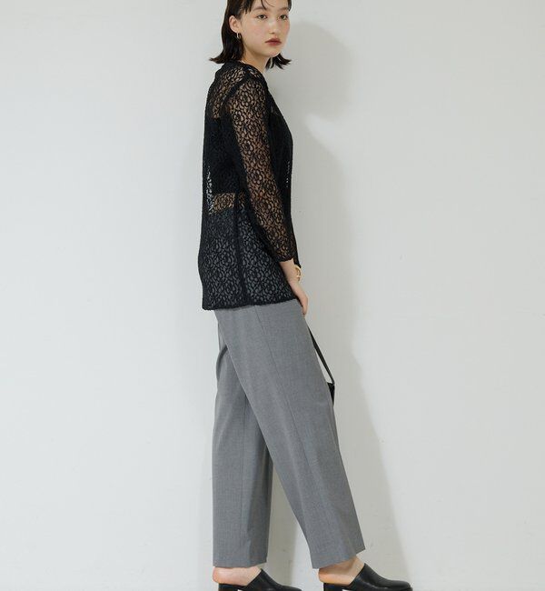  「【25th記念アイテム】レースロングプルオーバー」|シャツ・ブラウス|