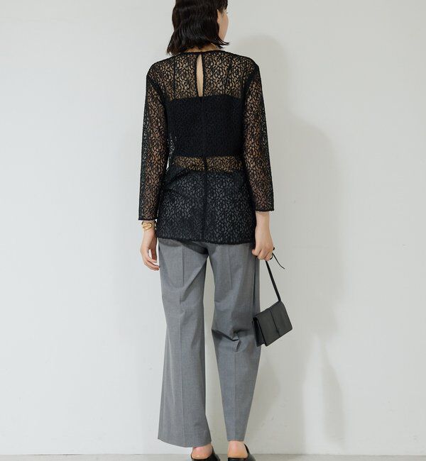  「【25th記念アイテム】レースロングプルオーバー」|シャツ・ブラウス|