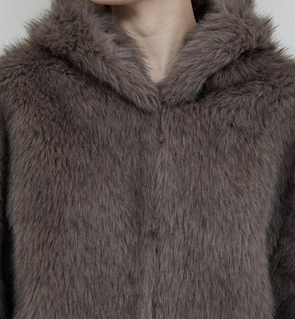  「エコファーフーディーブルゾン」|ブルゾン・スタジャン|