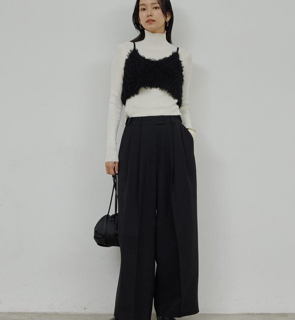  「【SACHIKOコラボ】2タックワイドパンツ」|チノ|