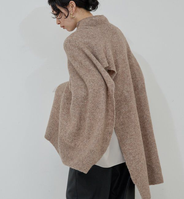  「【25th記念アイテム】 2wayニットポンチョ」|ニット・セーター|