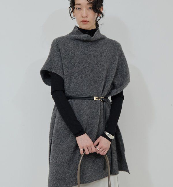  「【25th記念アイテム】 2wayニットポンチョ」|ニット・セーター|