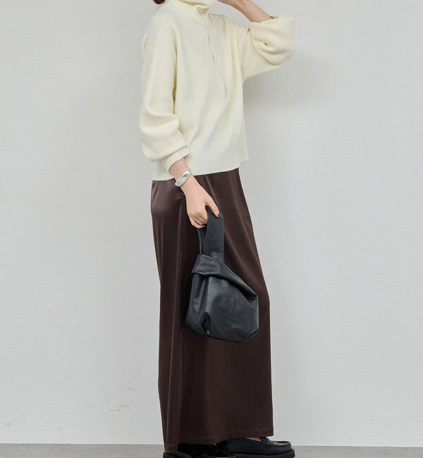  「ハーフジップニット」|ニット・セーター|