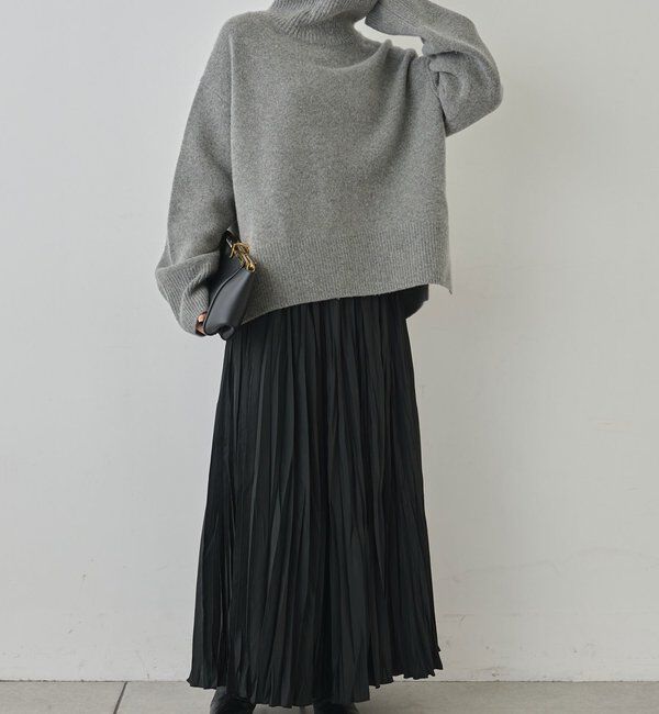  「【手洗い可】ウールタートルプルオーバー」|ニット・セーター|