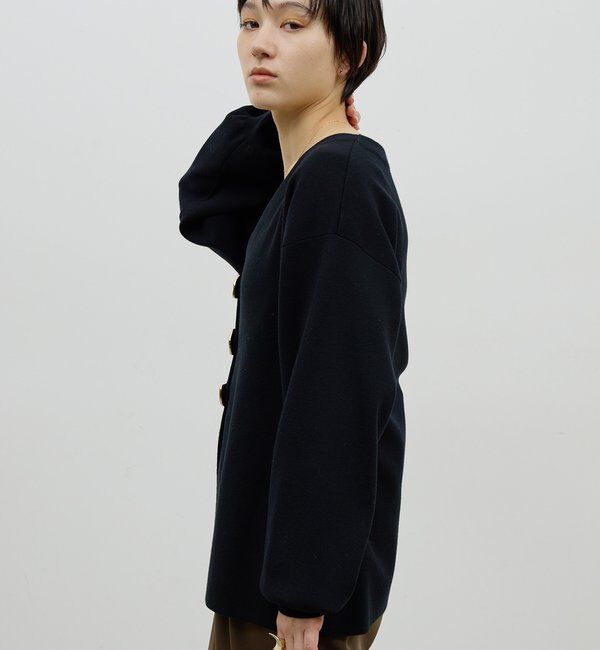  「ビジューVネックカーディガン」|ニット・セーター|