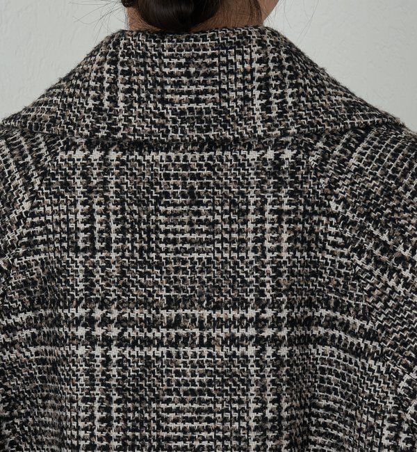  「【HERITANOVUM】 ツィードショールカラーショートコート」|その他|