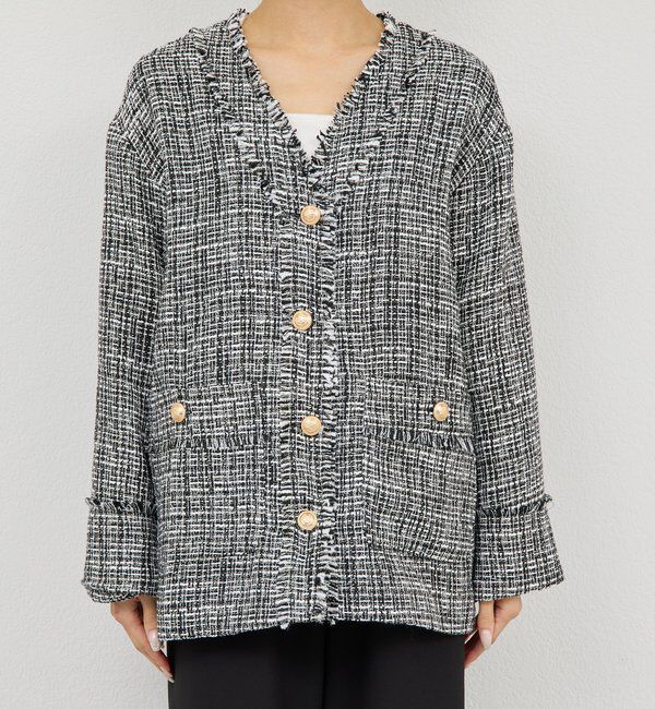  「【WEB限定/手洗い可】ツイードジャケット」|その他|