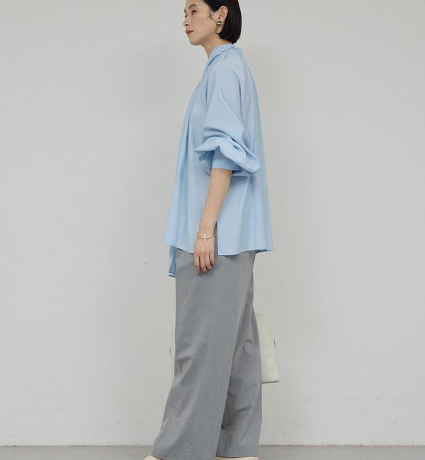  「【楽ちんキレイ見え】【セットアップ対応】エラスティックパンツ」|チノ|