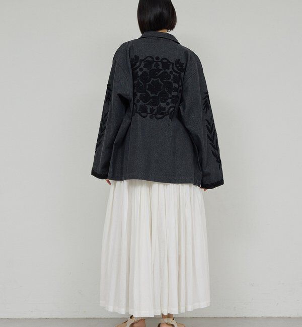  「【Dhritie】エンブロイダリージャケット」|デニムジャケット|