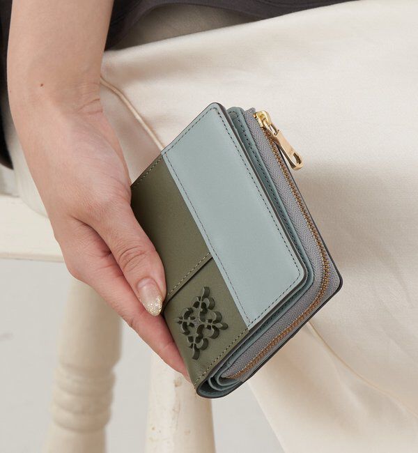  「パッチワークハーフウォレット」|財布|