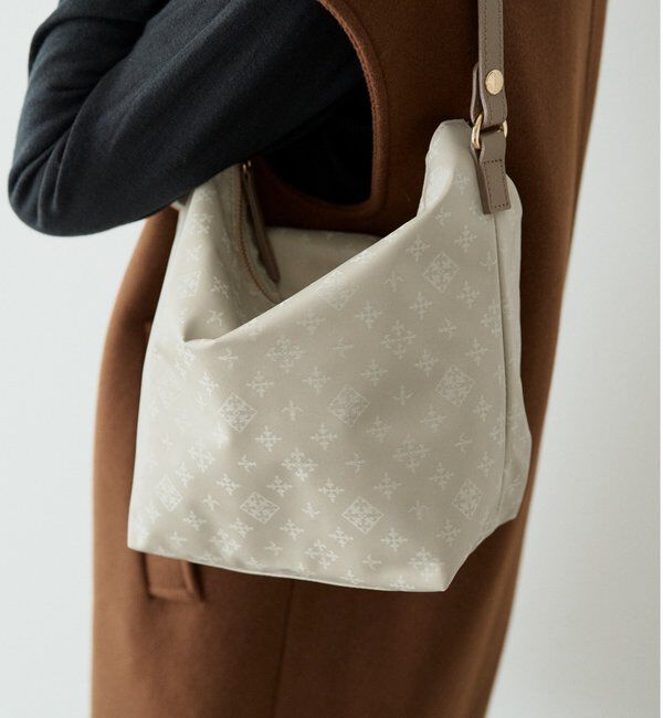  「ナイロンジャガード2WAYミニショルダーバッグ」|ショルダー・メッセンジャー|エクリュ