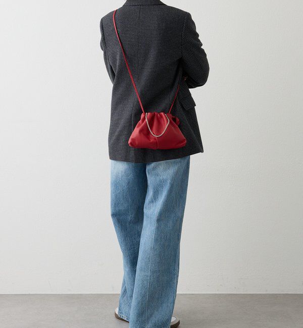  「レザー巾着4WAYミニショルダーバッグ」|ショルダー・メッセンジャー|