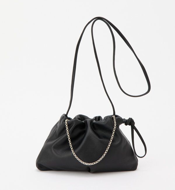  「レザー巾着4WAYミニショルダーバッグ」|ショルダー・メッセンジャー|