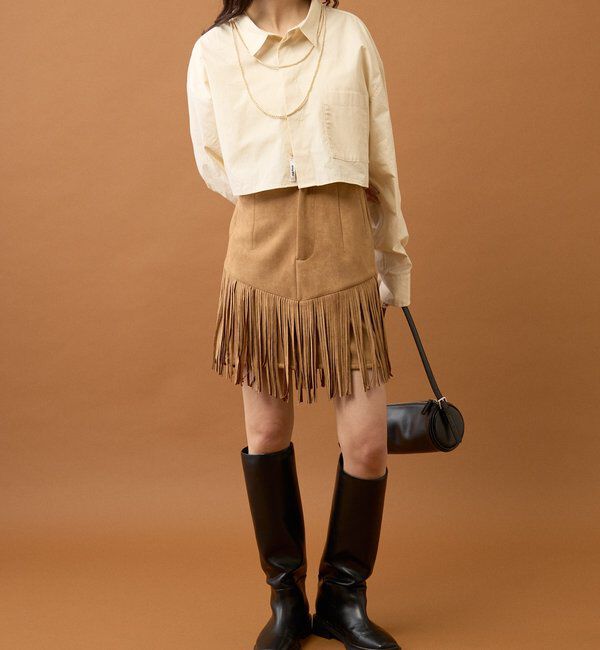  「ストライプショートシャツ」|シャツ・ブラウス|