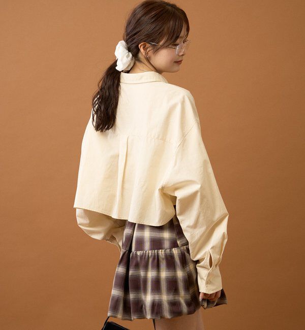  「ストライプショートシャツ」|シャツ・ブラウス|