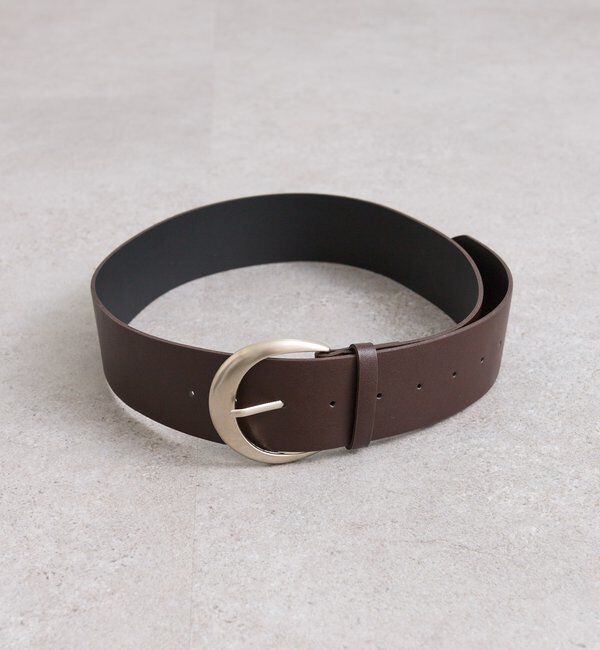  「ラウンドバックルワイドベルト」|ベルト|