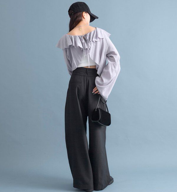  「ラッフルボレロブラウス」|シャツ・ブラウス|