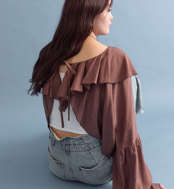  「ラッフルボレロブラウス」|シャツ・ブラウス|