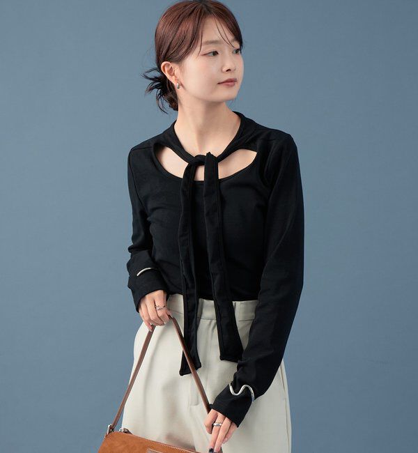  「ボウタイカットソー」|Tシャツ・カットソー|