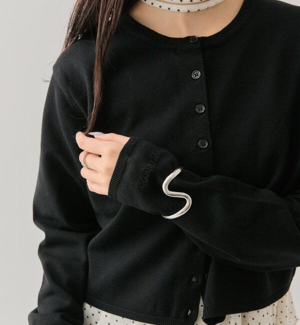  「チビボタン長袖カーディガン」|カーディガン|