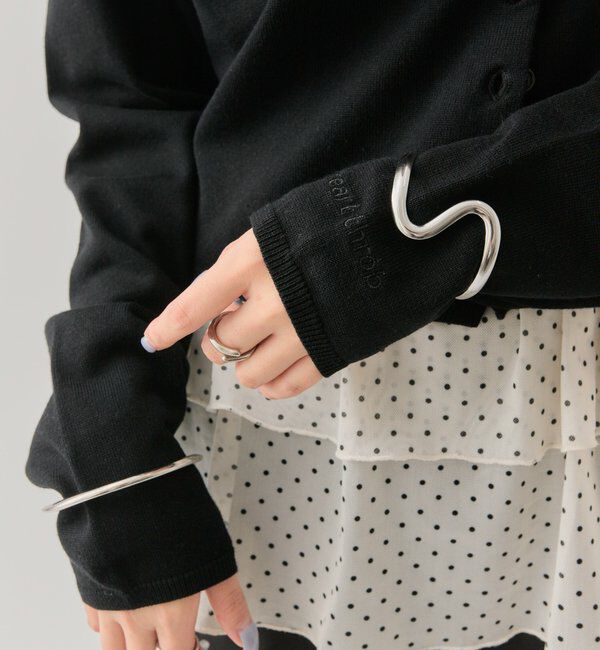  「チビボタン長袖カーディガン」|カーディガン|