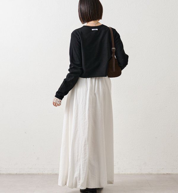  「チビボタン長袖カーディガン」|カーディガン|