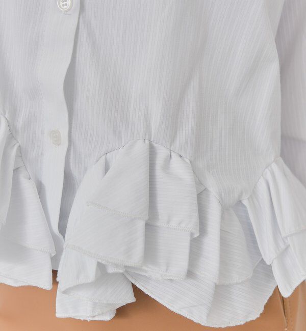  「ウェーブフリルブラウス」|シャツ・ブラウス|