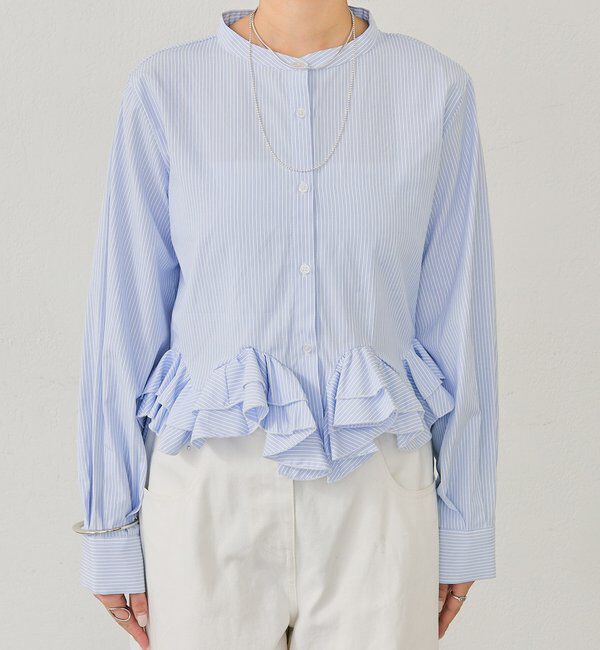  「ウェーブフリルブラウス」|シャツ・ブラウス|