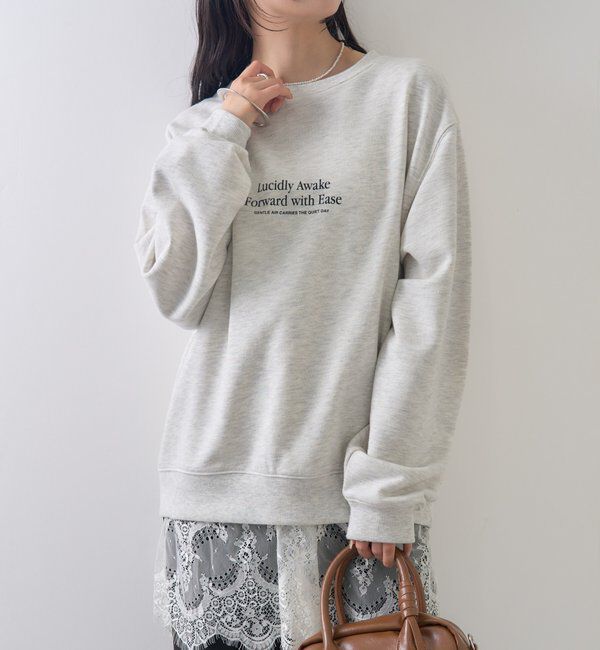  「miniロゴスウェット」|Tシャツ・カットソー|