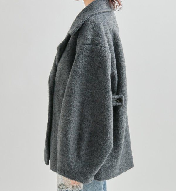  「ウール混 シャギーミドルコート」|その他|