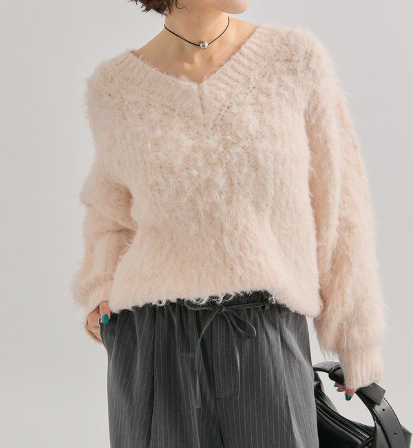  「ふわふわシャギーニット」|ニット・セーター|