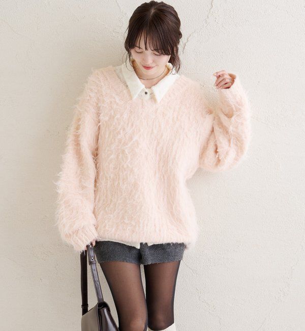  「ふわふわシャギーニット」|ニット・セーター|