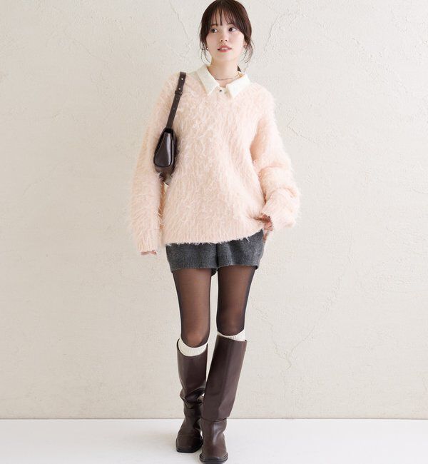  「ふわふわシャギーニット」|ニット・セーター|