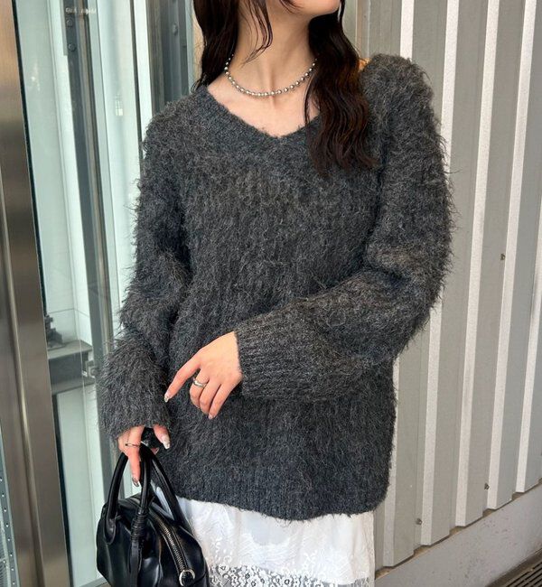  「ふわふわシャギーニット」|ニット・セーター|