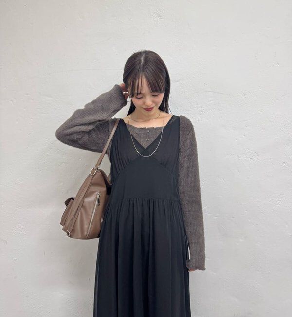  「シアーキャミSETワンピース」|ワンピース|