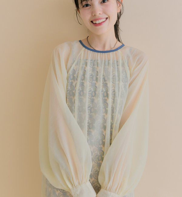  「[森川企画]シアーレイヤード ワンピースSET」|ワンピース|