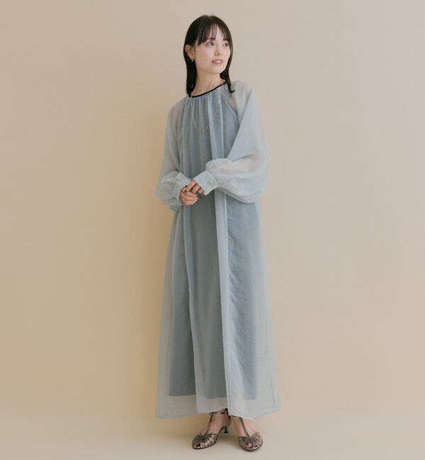  「[森川企画]シアーレイヤード ワンピースSET」|ワンピース|