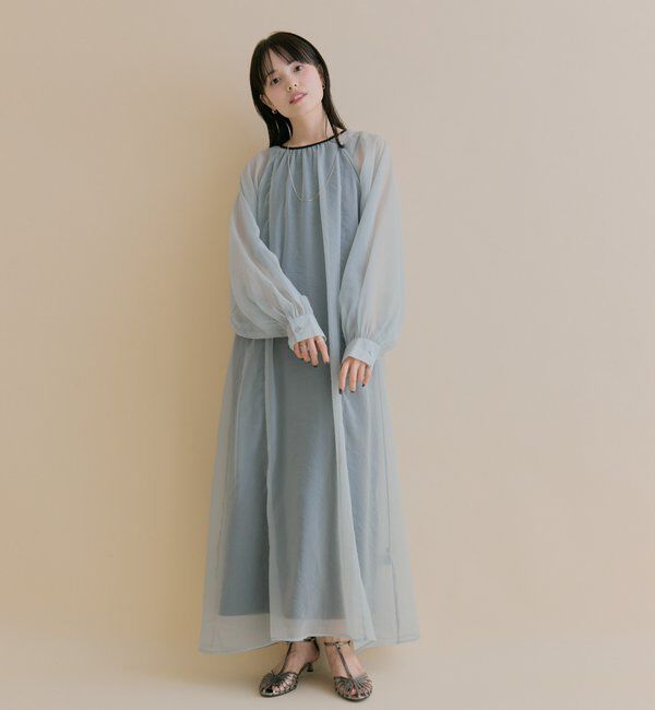  「[森川企画]シアーレイヤード ワンピースSET」|ワンピース|