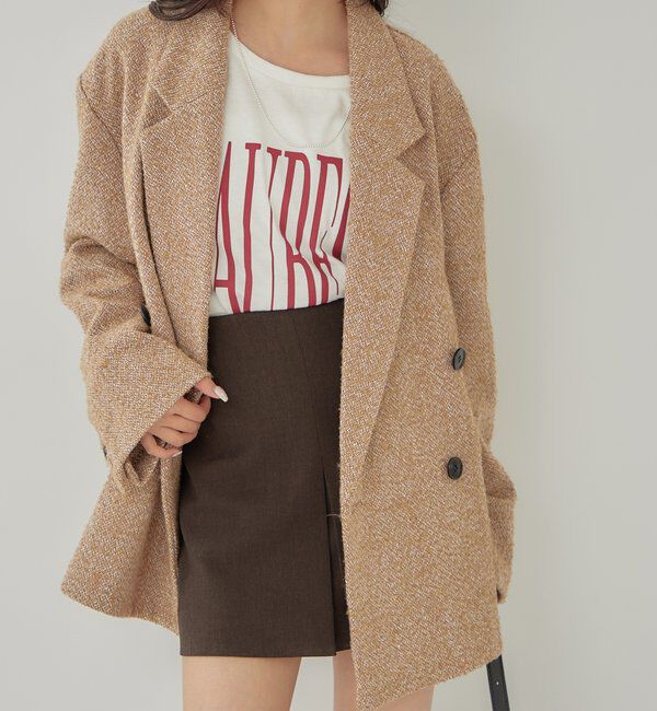  「ツイードBIGジャケット」|テーラードジャケット|