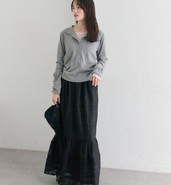  「リブヘンリーネックプルオーバー」|Tシャツ・カットソー|