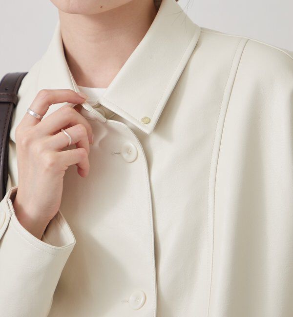  「レザーシャツジャケット」|ブルゾン・スタジャン|